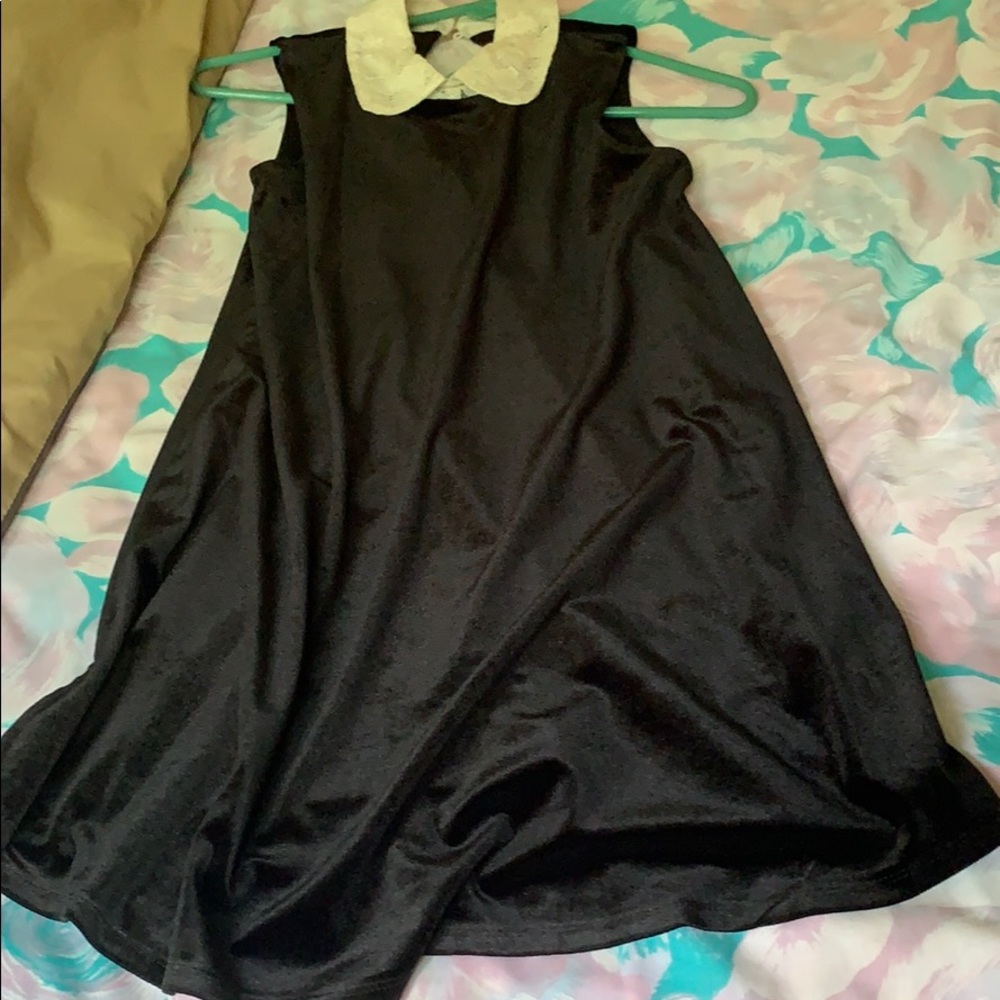 Velvet black dress
